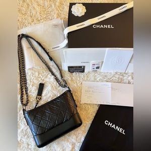 Channel Gabrielle Black Small Bag